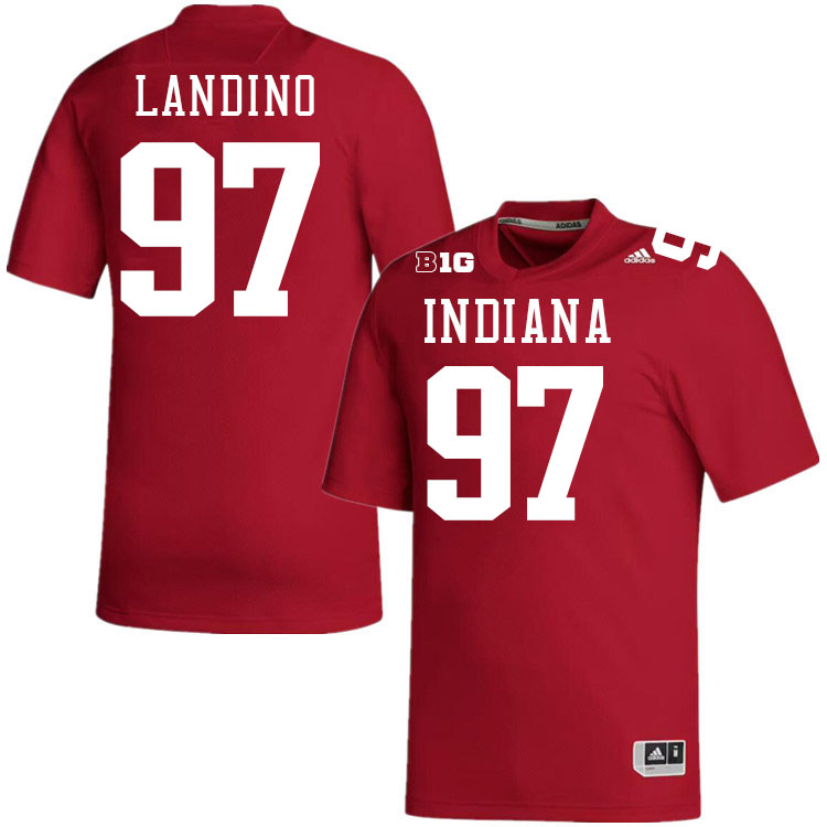 Mario Landino Indiana Jerssey,Indiana University Hooisers Football Jersey,Uniforms-Crimson